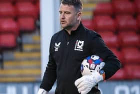 MK Dons have appointed Darren Smith as their goalkeeper coach for the short term. Pic: Andy Gardner
