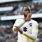 Mo Eisa made his return to action for MK Dons on  Tuesday after six months out following ankle surgery 