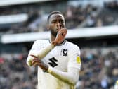 Mo Eisa made his return to action for MK Dons on  Tuesday after six months out following ankle surgery 