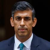 Prime Minister Rishi Sunak leaves 10 Downing Street for his first Prime Minister's Questions on October 26, 2022 in London, England. It was Mr Sunak's first Prime Minister's Questions since taking office yesterday, following the resignation of Liz Truss. (Photo by Jeff J Mitchell/Getty Images)