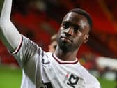 Mo Eisa made a scoring return to Stadium MK after six months out on the sidelines following ankle surgery