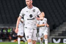 Conor Grant bagged a brace in Dons’ win over Taunton, coming off the bench late on