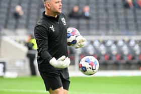 MK Dons keeper coach Darren Smith