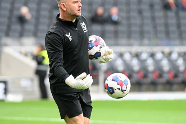 MK Dons keeper coach Darren Smith