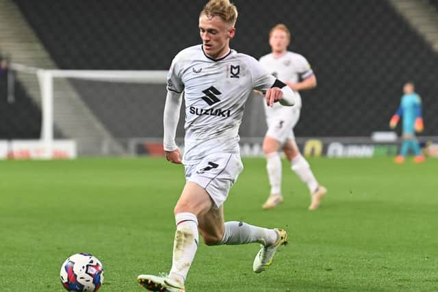 Matt Smith has made 22 appearances and scored two goals for MK Dons this season