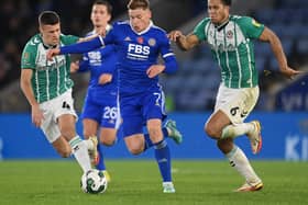 Former Dons loanee Harvey Barnes has become a regular for Leicester City in recent years and could return to Stadium MK in the Carabao Cup next month