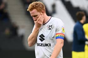 Dean Lewington admitted feeling embarrassed after Dons’ defeat to Barnsley on Saturday