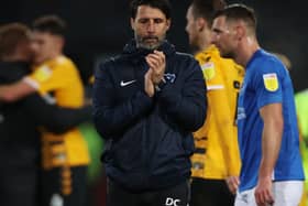 Portsmouth boss Danny Cowley lost on both occasions taking on MK Dons last season