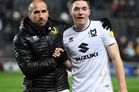 Conor Coventry spent the second half of last season on loan at MK Dons from West Ham United