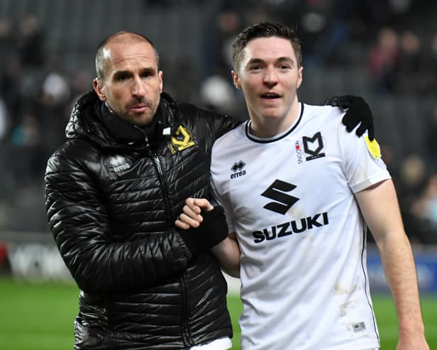 Conor Coventry spent the second half of last season on loan at MK Dons from West Ham United