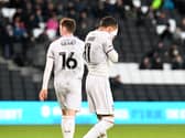 Nathan Holland missed a few gilt-edged chances to put MK Dons out of sight against Fleetwood in the 2-1 defeat on Saturday