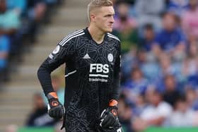 Leicester keeper Daniel Iversen