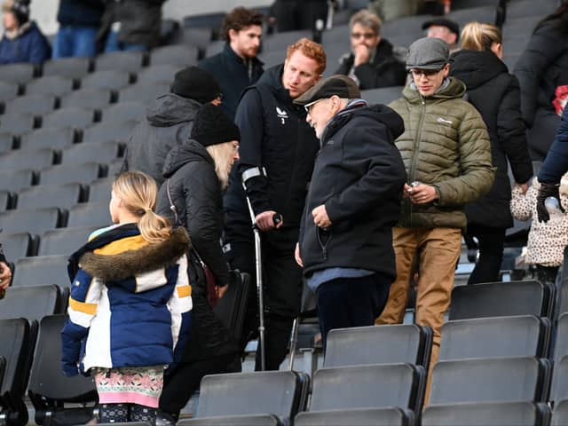 Dean Lewington was at Stadium MK on Boxing Day to see his team-mates beat Forest Green Rovers in Mark Jackson’s first game in charge of MK Dons