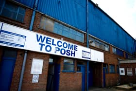 London Road Stadium, home of Peterborough United