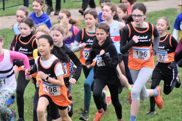 Some of the MMKAC athletes in the U11 girls’ race