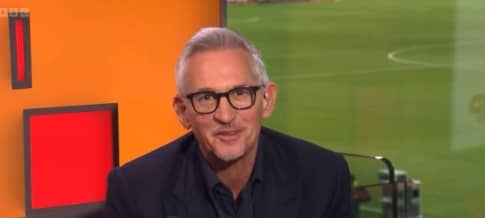 Gary Lineker. Picture: BBC iPlayer