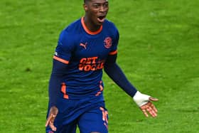 Sullay Kaikai scored 13 goals in two seasons at Blackpool prior to joining Wycombe in 2021
