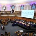  The Church of England has said it will consider whether to stop referring to God as “he” after priests asked to be allowed to use gender-neutral terms instead.