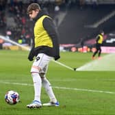Striker Max Dean is loving life at MK Dons after his move from Leeds United