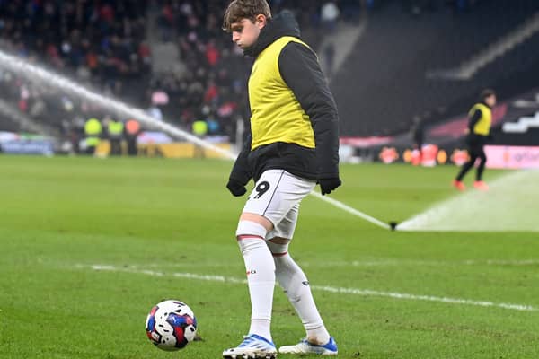 Striker Max Dean is loving life at MK Dons after his move from Leeds United