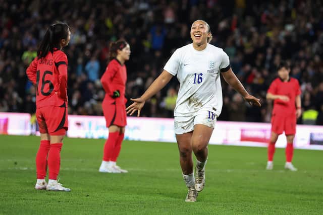 Lauren James made it 4-0 with a well-deserved first goal for England in the latter stages 