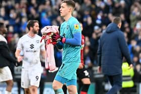 MK Dons keeper Jamie Cumming