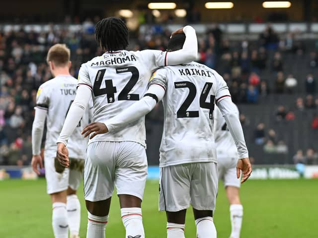 Paris Maghoma felt he was going to score against Lincoln City on Tuesday night