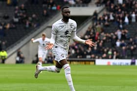 Mo Eisa’s free-kick was the difference between the sides as MK Dons beat Cambridge 1-0 at Stadium MK