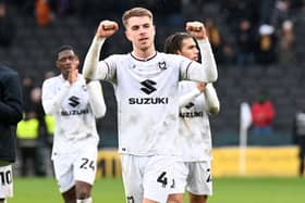 Jack Tucker starred against Cambridge United, and he hopes to have answered a few questions about Dons’ resolve with the clean sheet at Stadium MK