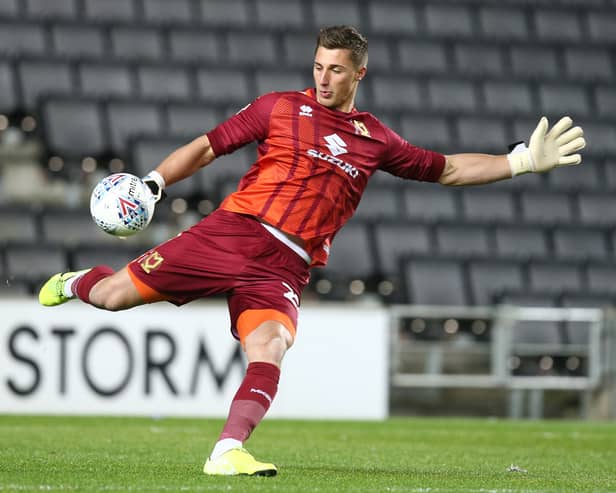 Stuart Moore played 15 games for MK Dons in two seasons at Stadium MK