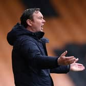 Morecambe boss Derek Adams