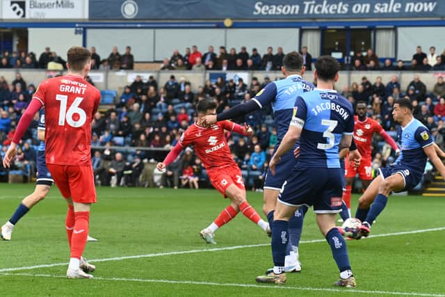 Daniel Harvie’s first-half goal put Dons in front