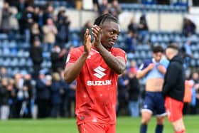 Anthony Stewart put in a brave performance against his former club as he made his MK Dons debut against Wycombe on Saturday