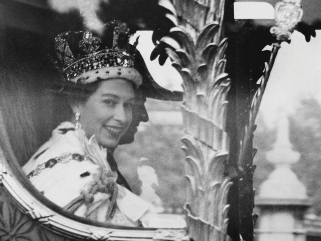 Queen Elizabeth II’s coronation procession lasted two hours, as King Charles III’s is set to be shorter - Credit: Getty Images