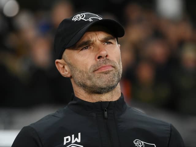 Derby County manager Paul Warne