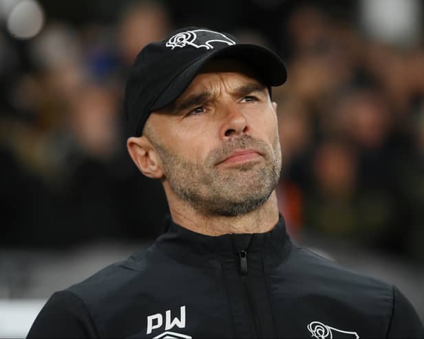 Derby County manager Paul Warne