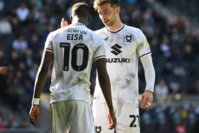 Daniel Harvie will remain a part a key part of the MK Dons dressing room in the remaining five games of the season despite missing the rest of the season through injury