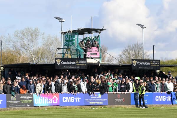 Newport Pagnell Town supporters