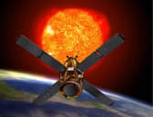 A defunct satellite weighing 660 pounds is expected to crash back to Earth in the early hours of Thursday.  Picture by NASA