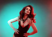 Burlesque performer Trixie Blue  (photo: Cherry Bomb Rock Photography)