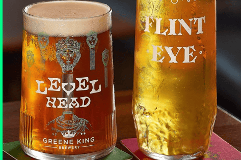 Level Head and Flint Eye are the two new beers launched by Greene King (Photo: Greene King) 