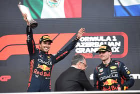 Sergio Perez did the double in Baku to close the gap on championship leader and Red Bull team mate Max Verstappen