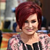 Sharon Osbourne has been spotted in a tent along The Mall