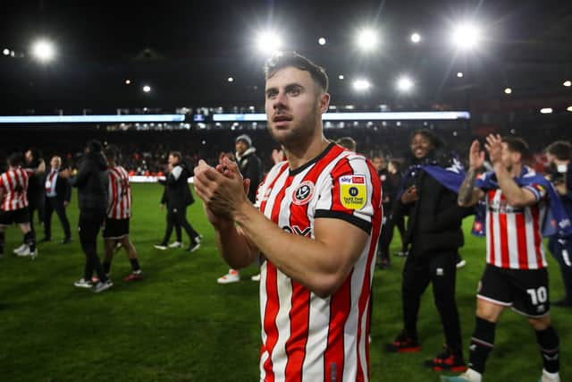 George Baldock made 47 appearances for Sheffield United last season