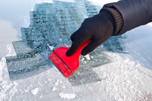 You should not drive with a frozen or misty windscreen (photo: Shutterstock)
