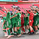 Newport Pagnell Town are out to retain their FA Vase crown at Wembley Stadium on Sunday