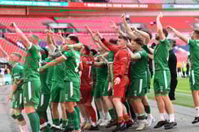 Newport Pagnell Town are out to retain their FA Vase crown at Wembley Stadium on Sunday