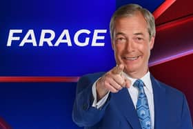 Farage is to join GB news as a presenter (Picture: GB News)