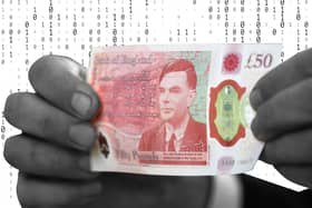 Alan  Turing features on the new £50 note 