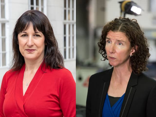 Rachel Reeves (L) has taken over from Annaliese Dodds (R) as shadow chancellor (Getty Images)